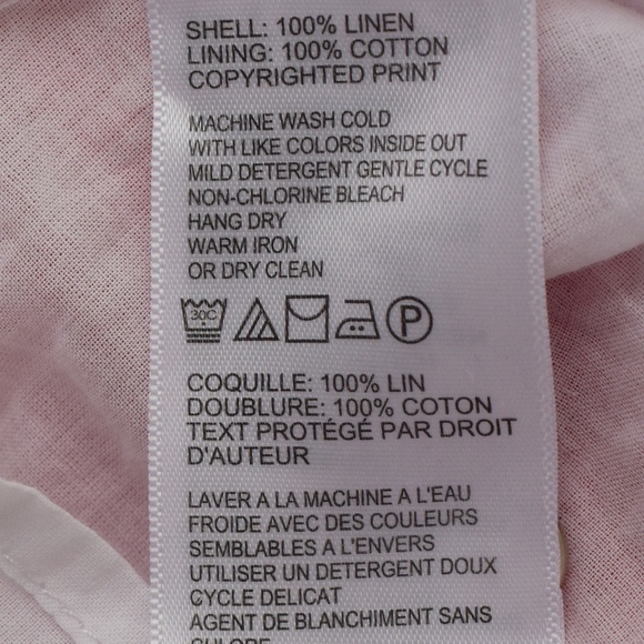 TOMMY BAHAMA TROPICAL TERRAZZA linen sleeveless shift dress - Picture 9 of 11